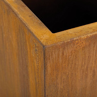 Кашпо CORTEN STEEL CUBE